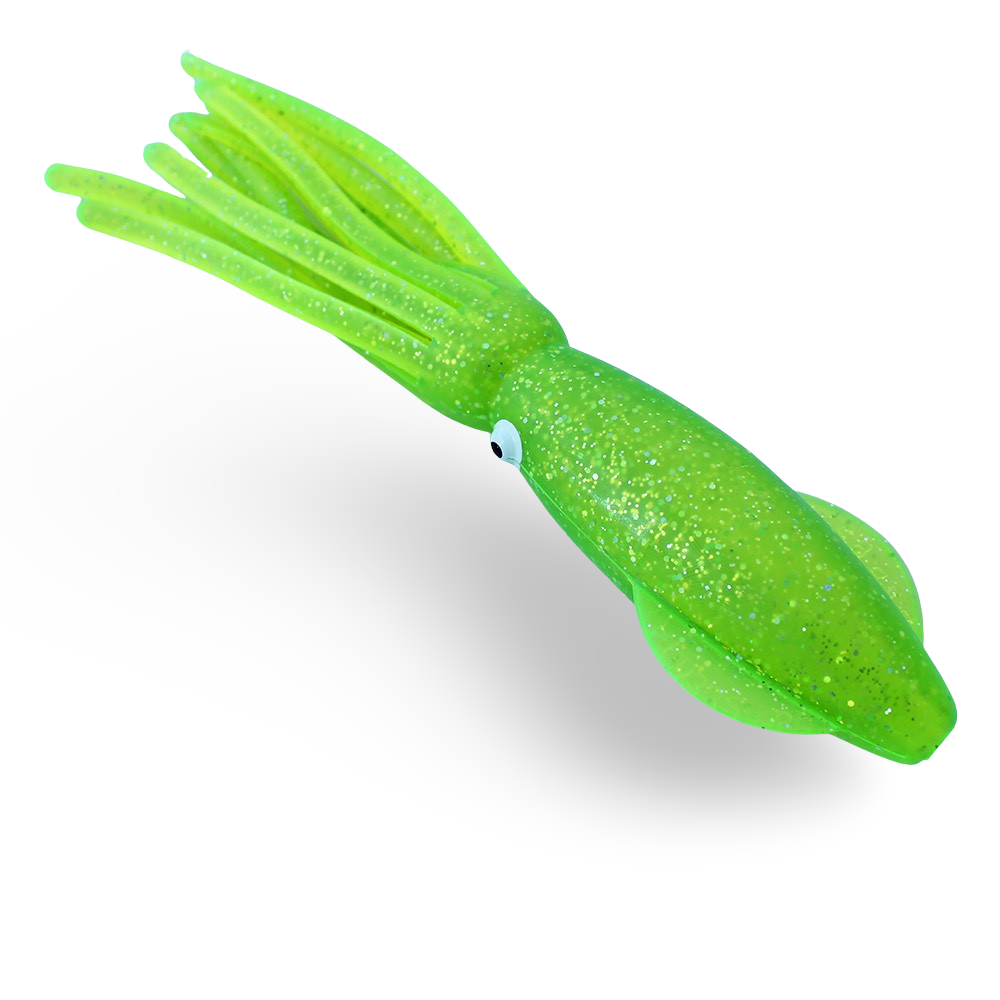 B2 Squid Chartreuse, 2.5" to 8"