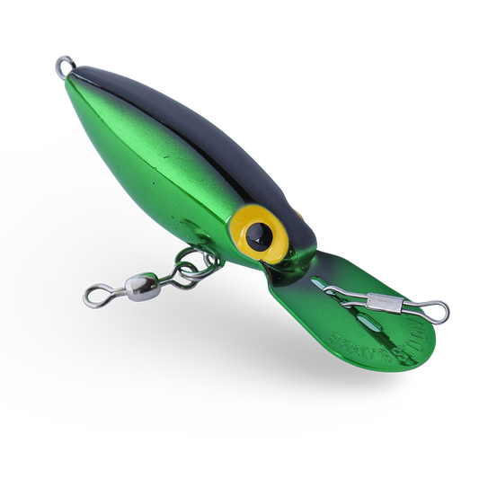 Brad's Bait Diver - Metallic Green with Black Back