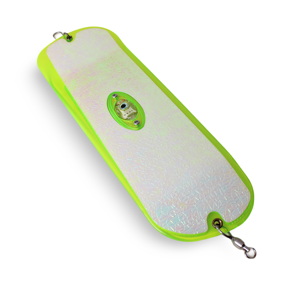 Pro-Troll ProFlash 11" Lighted Flasher with Fin Glow Chartreuse