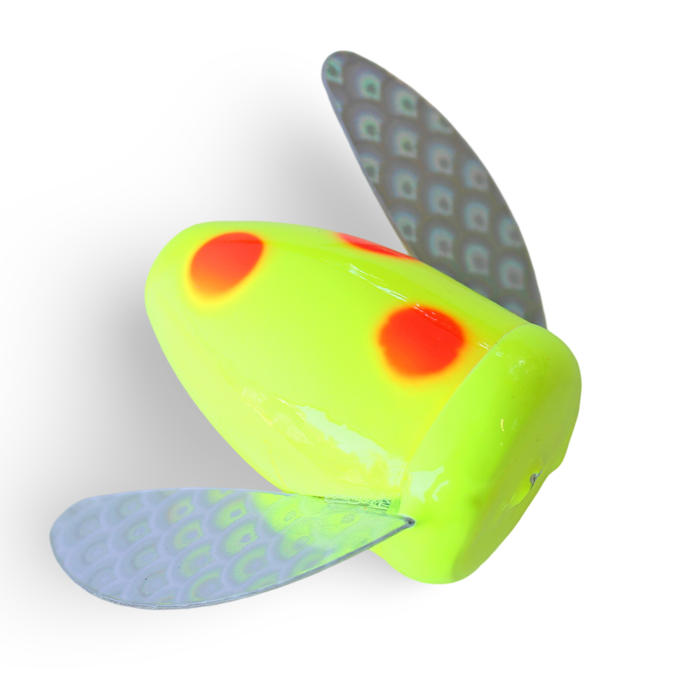 Yakima Bait Spin-N-Glo Jumbo - Clown with Mylar Wing