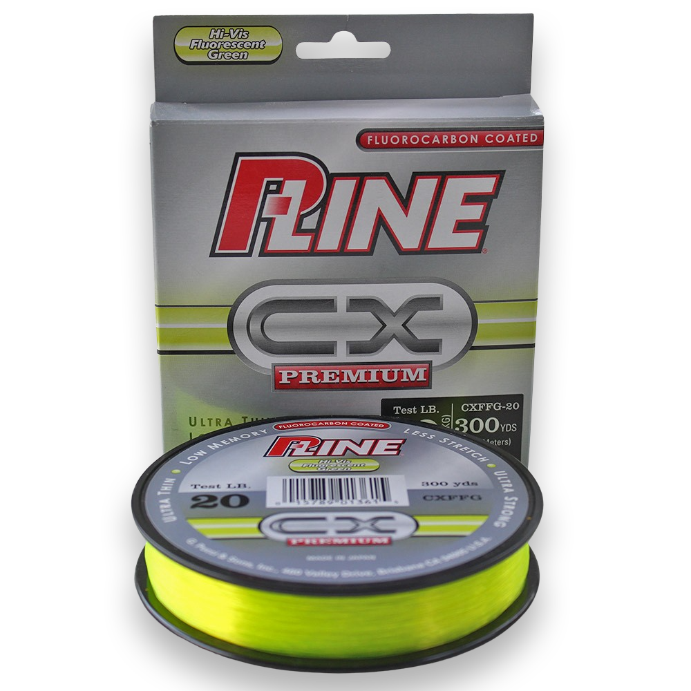 P-Line CX Premium 300 Yard Fluorescent Green - 6 to 30 Pound Test