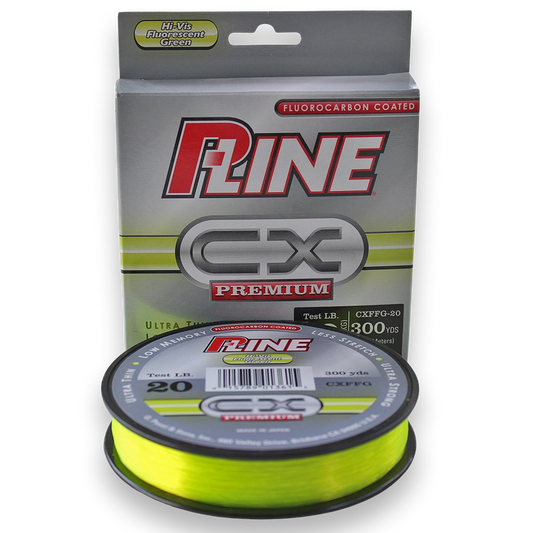 P-Line CX Premium 300 Yard Fluorescent Green - 6 to 30 Pound Test