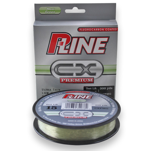 P-Line CX Premium 300 Yard Moss Green - 4 to 30 Pound Test