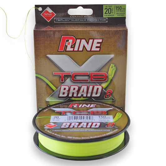 P-Line XTCB 8 Braid 150 Yard Yellow - 15 to 50 Pound