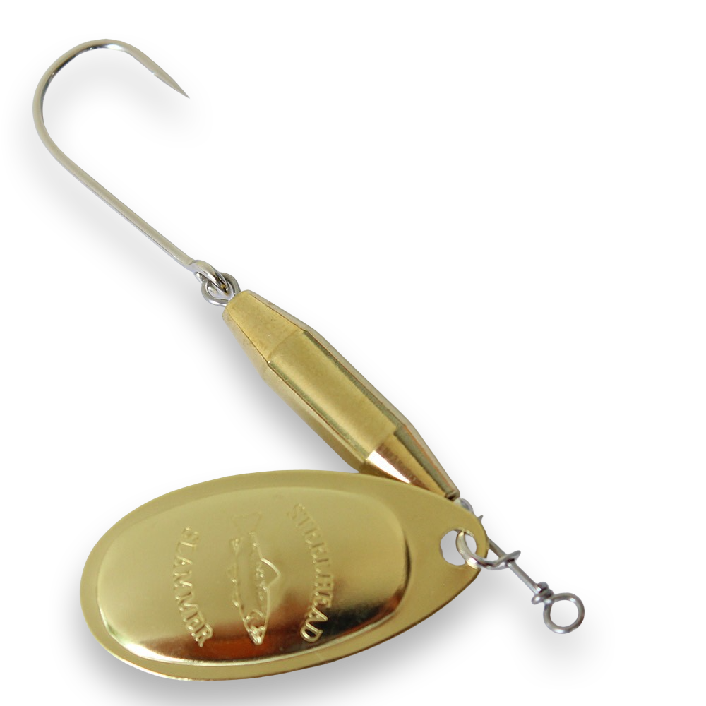 Steelhead Slammer Spinner - Brass