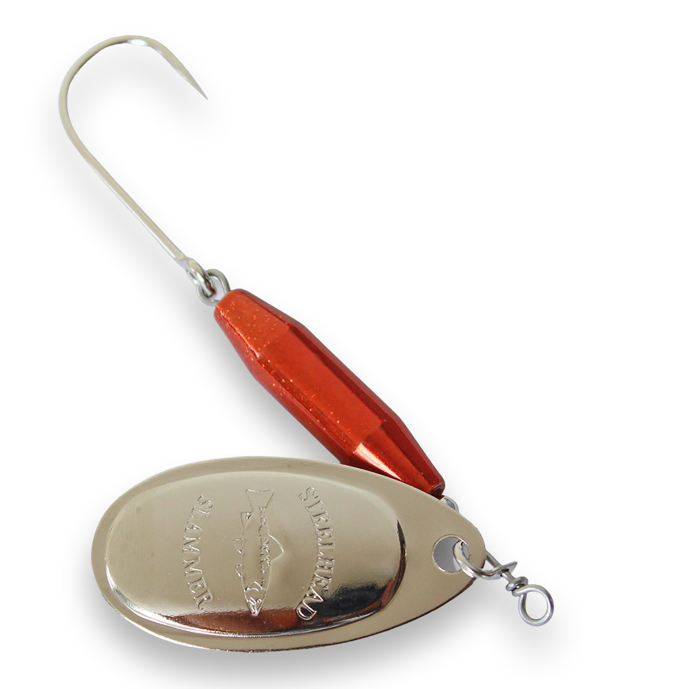 Steelhead Slammer Spinner -  Blazin Orange Nickel