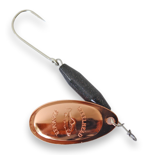 Steelhead Slammer Spinner - Black Galaxy Copper