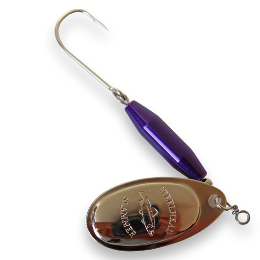 Steelhead Slammer Spinner - Toxic Purple Nickel