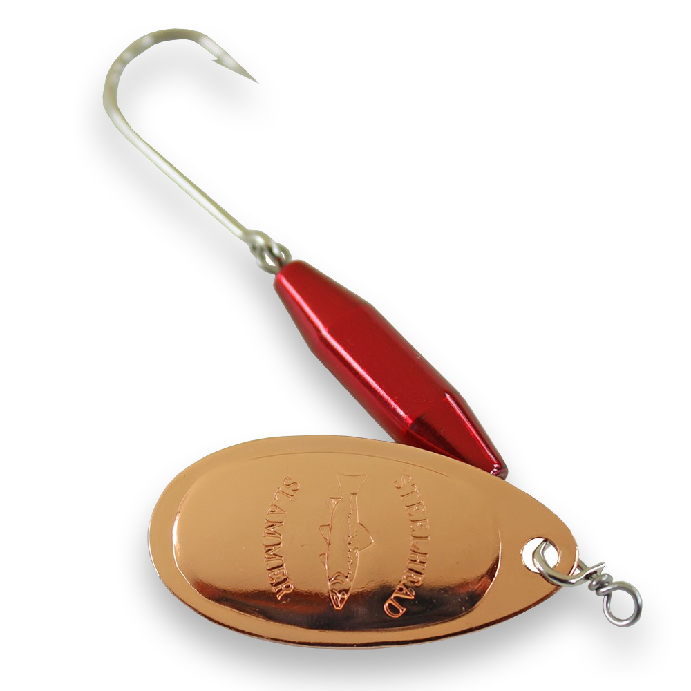 Steelhead Slammer Spinner -  Candy Red Copper