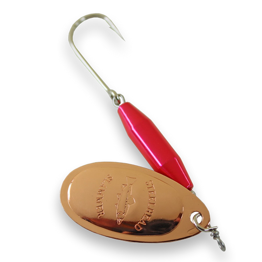 Steelhead Slammer Spinner -  Candy Pink Copper