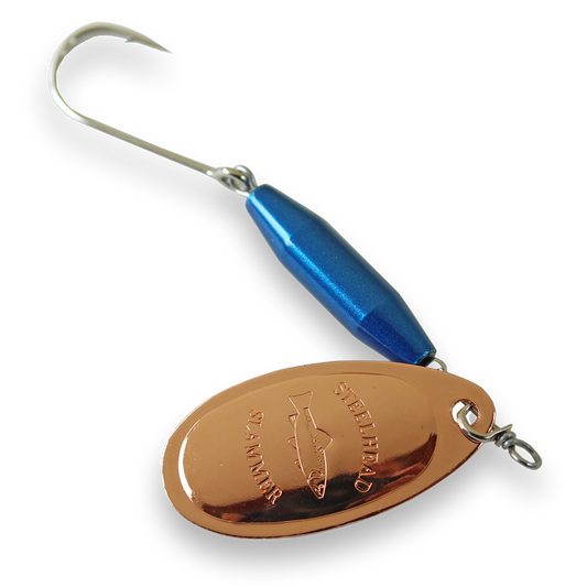 Steelhead Slammer Spinner -  Cheater Blue Copper