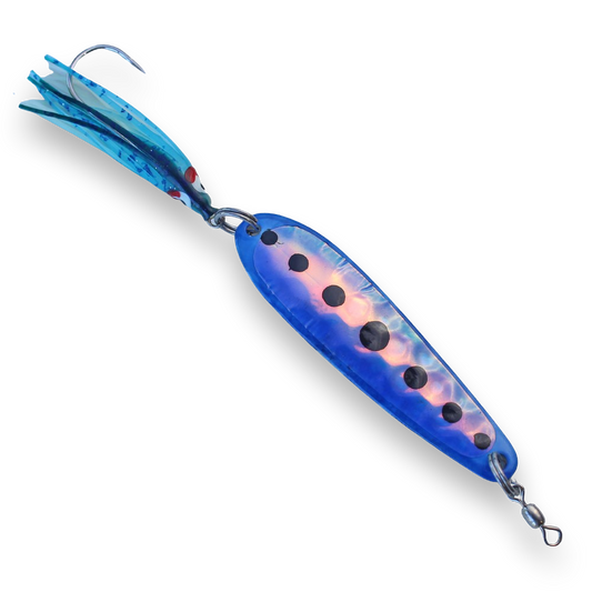 McOmies' Champion Glow Spoon with Hoochie - Blue Horizon