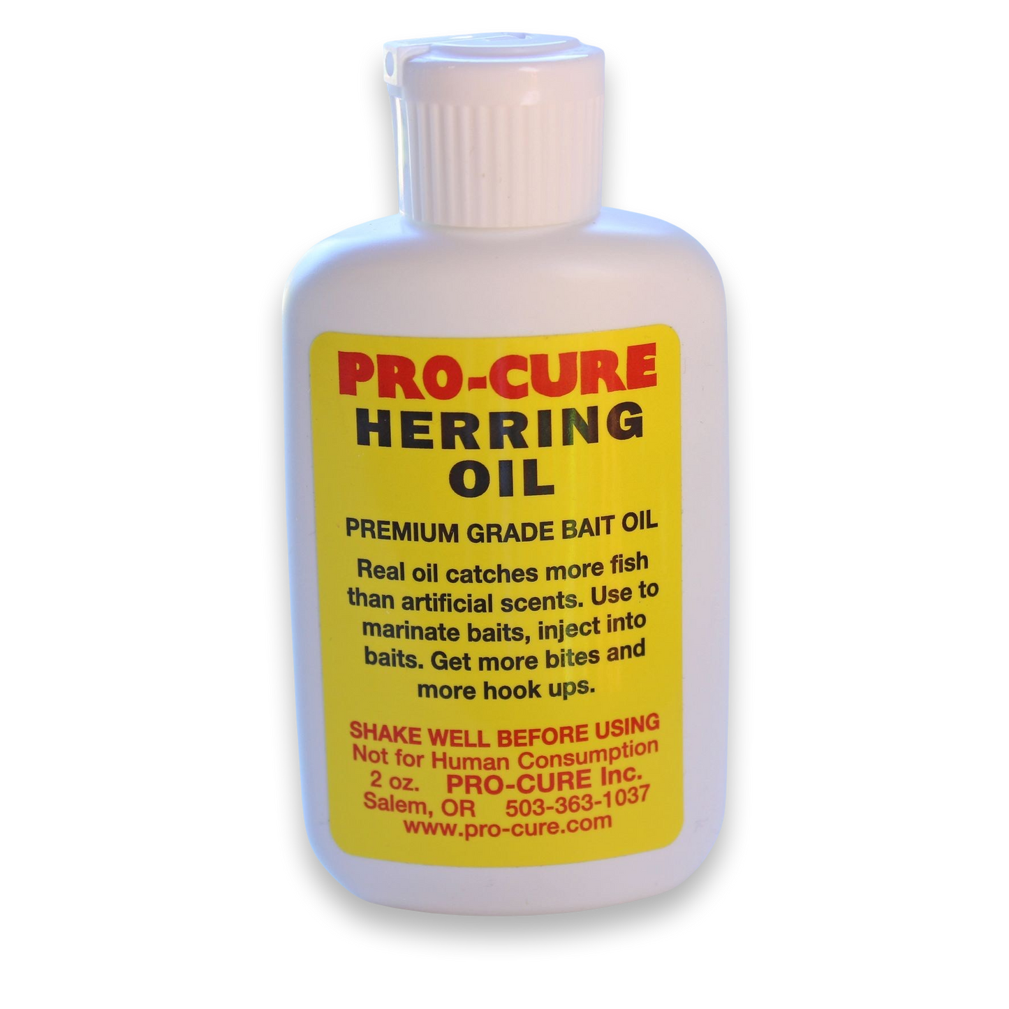 Pro-Cure Bait Oil, 2 oz & 8 oz - Herring