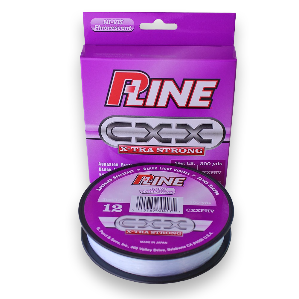 P-Line CXX X-Tra Strong 300 Yard High-Vis Fluorescent - 10 to 30 Pound Test