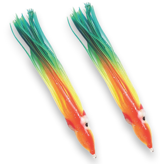 P-Line Sunrise Squid 7.5" Clown (2 Pack)