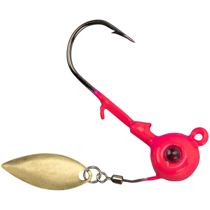 Kalins Google Eye Spinner Jig Pink