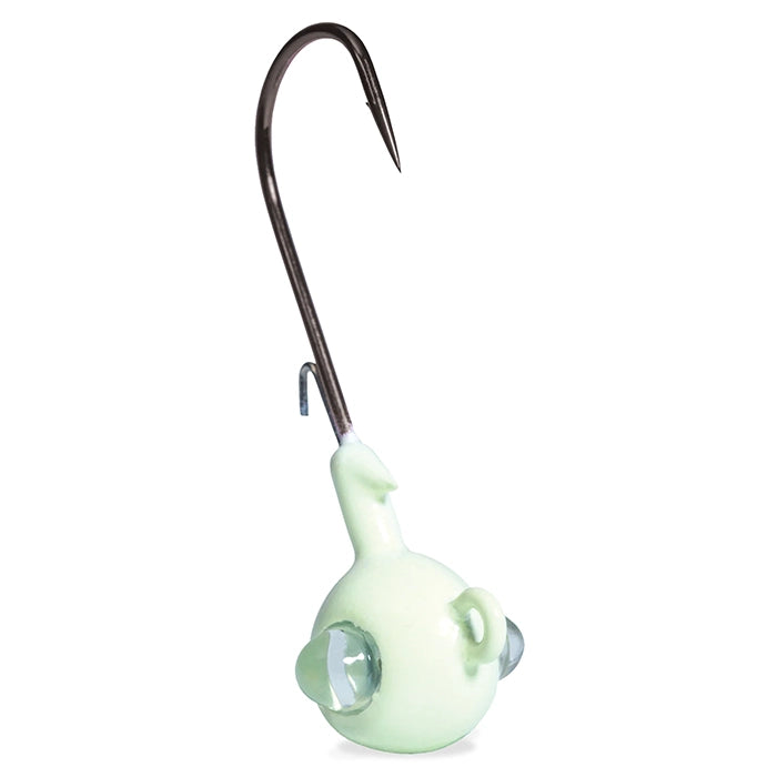 Kalins Rattlin Google Eye Jigs White Glow