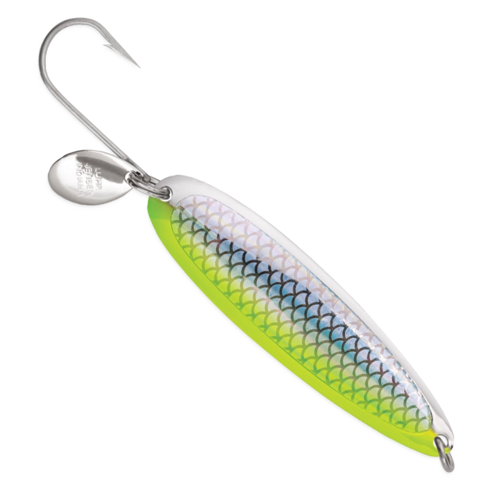 Luhr Jensen Coyote Spoon Chrome Chartreuse Reflex