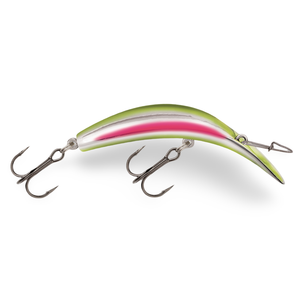 Luhr Jensen Kwikfish Green Chrome Red Streak 1641