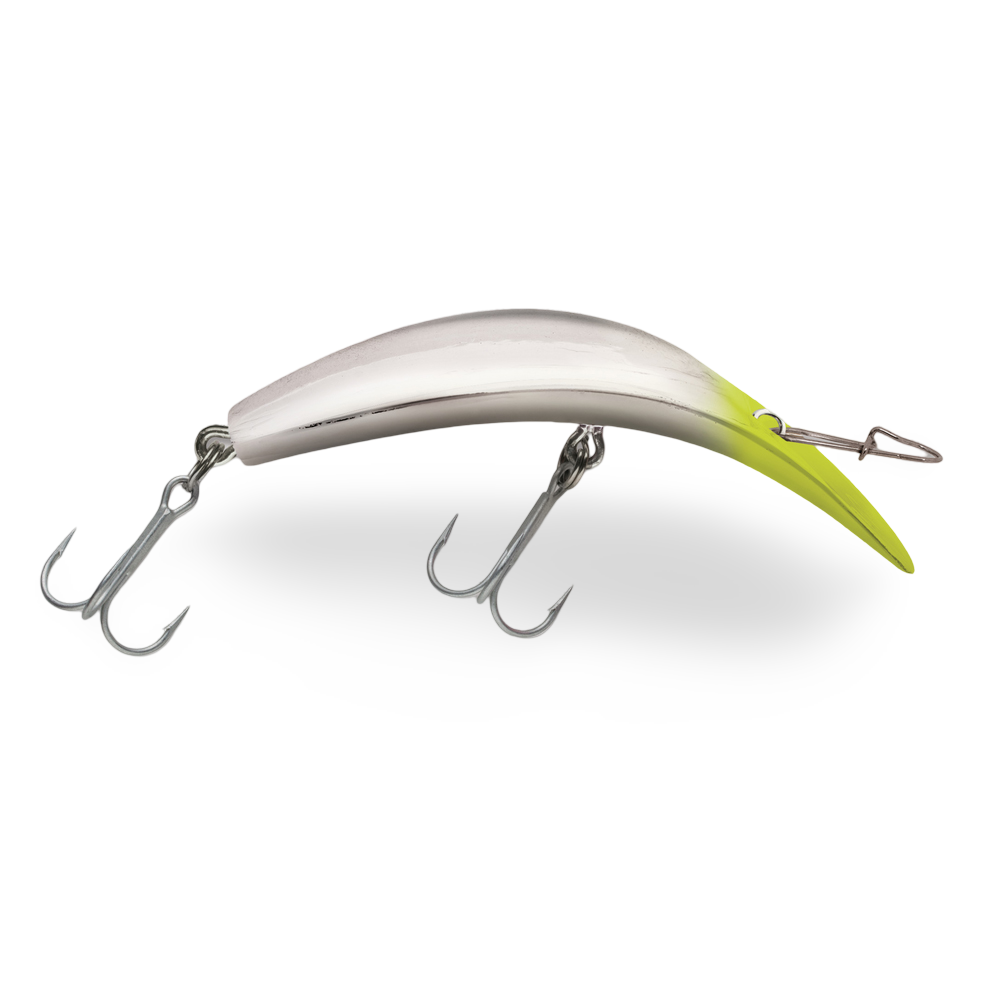 Luhr Jensen Kwikfish Silver Chartreuse Head 994