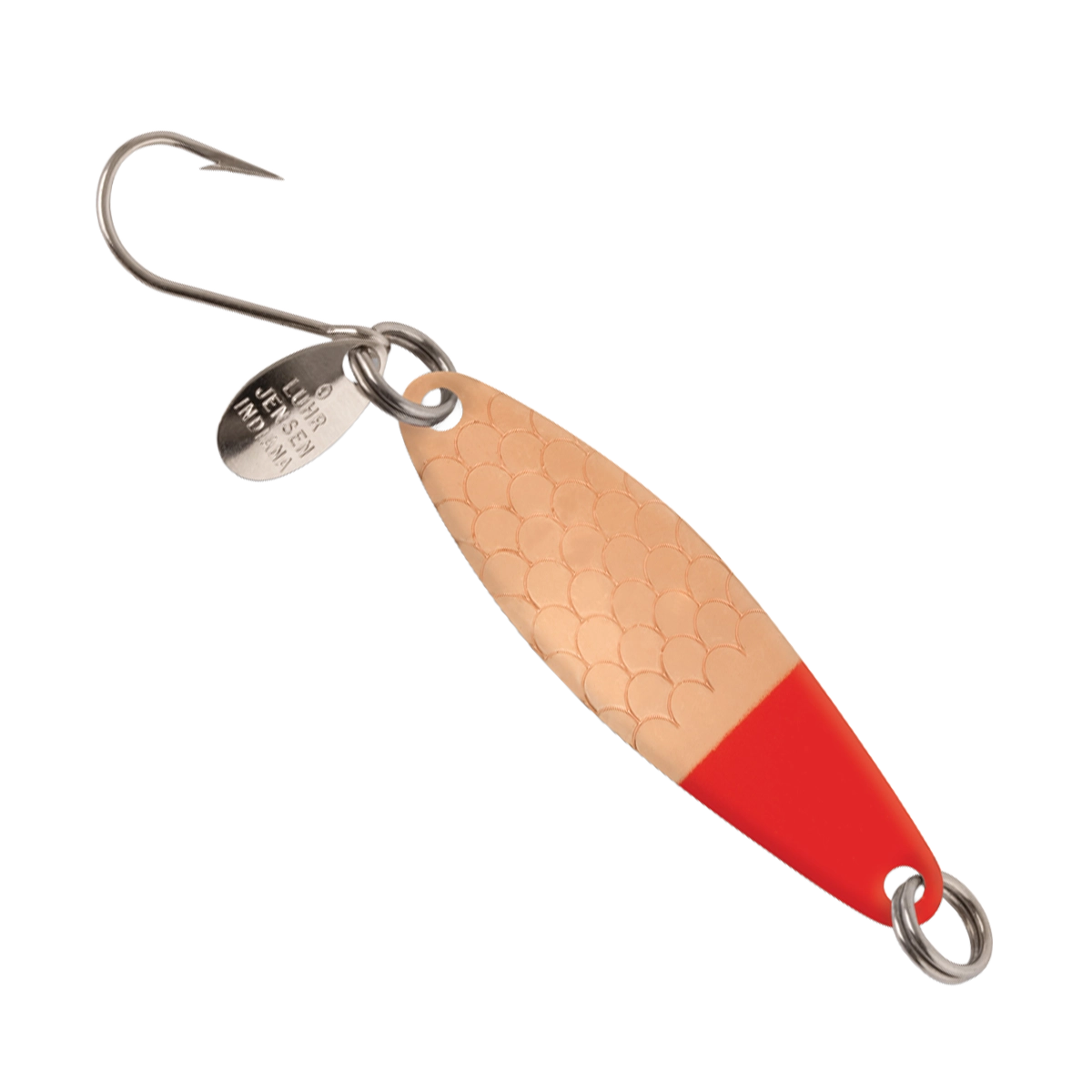 Luhr Jensen Needlefish Spoon Copper Red Head