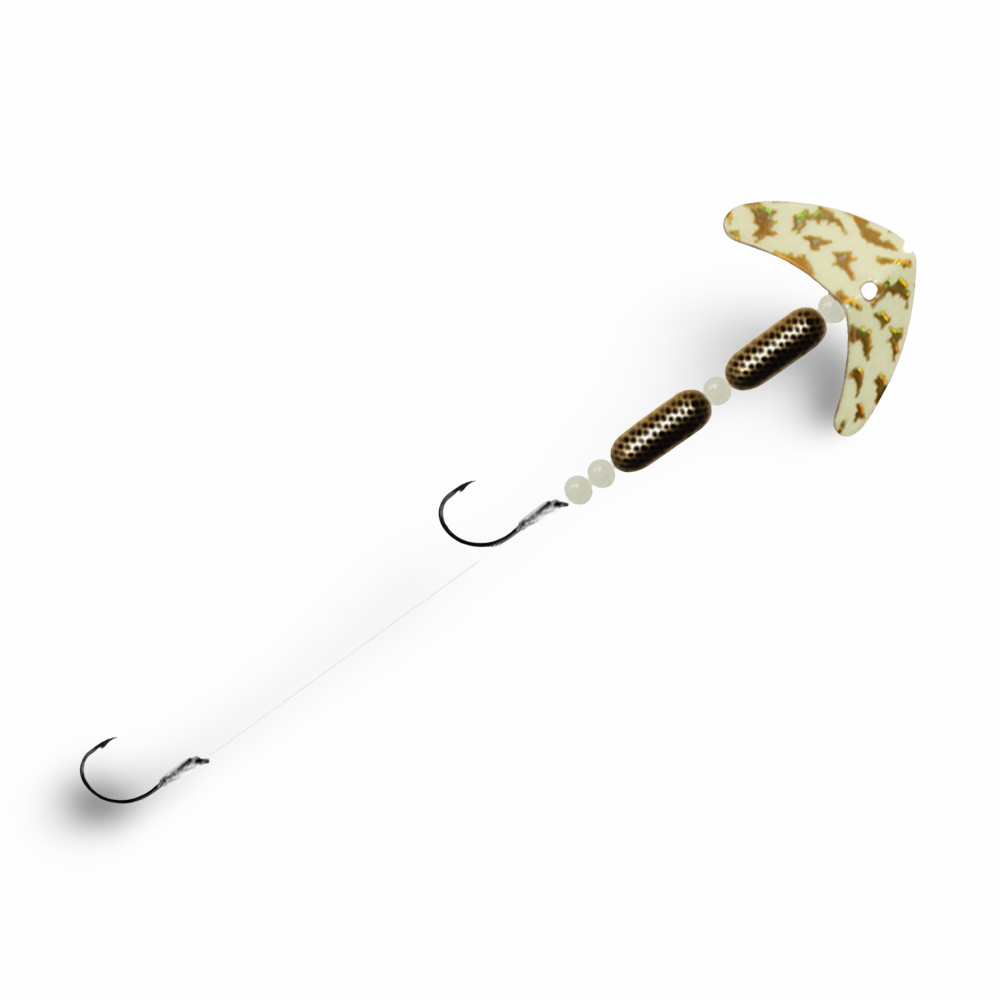 Macks Cha Cha Crawler Harness Glow Gold Tiger Gold Black Scale