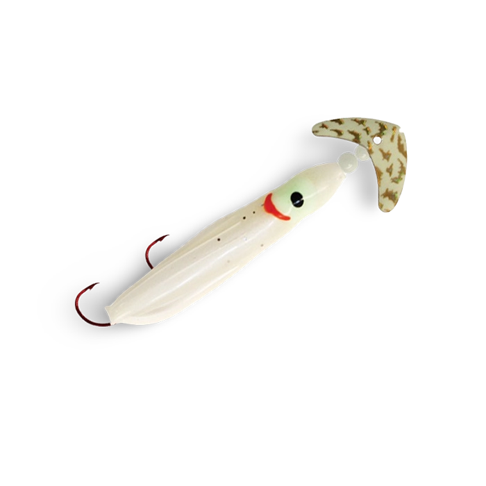 Macks Cha Cha Kokanee Spinner Glow Gold Tiger Super UV