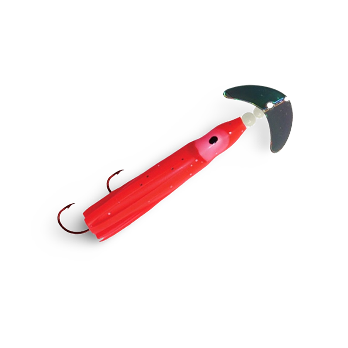 Macks Cha Cha Kokanee Spinner Silver Mirror Hot Pink Glow