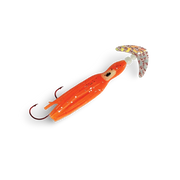 Macks Cha Cha Kokanee Spinner Transparent Silver Tiger Hot Orange