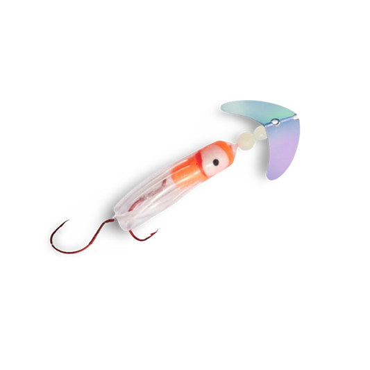 Macks Kokanee Hoochie UV Glo Burst Orange