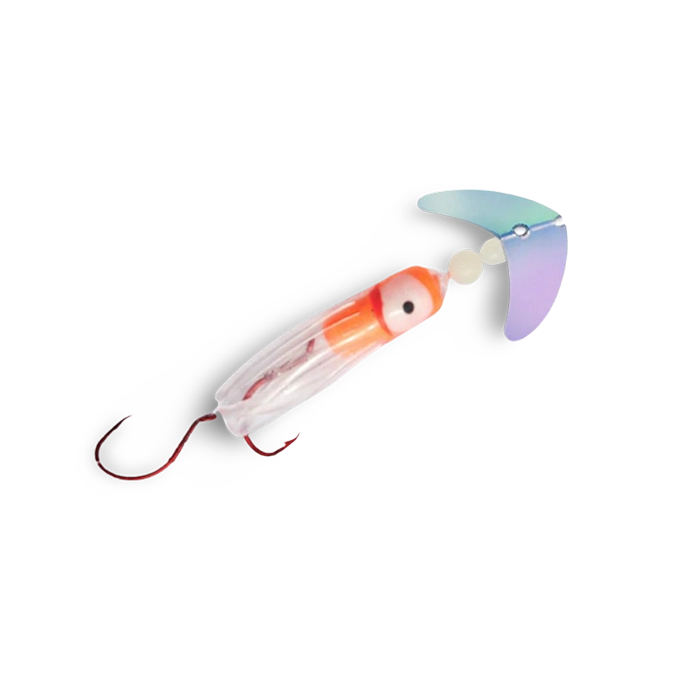 Macks Kokanee Hoochie UV Glo Burst Orange