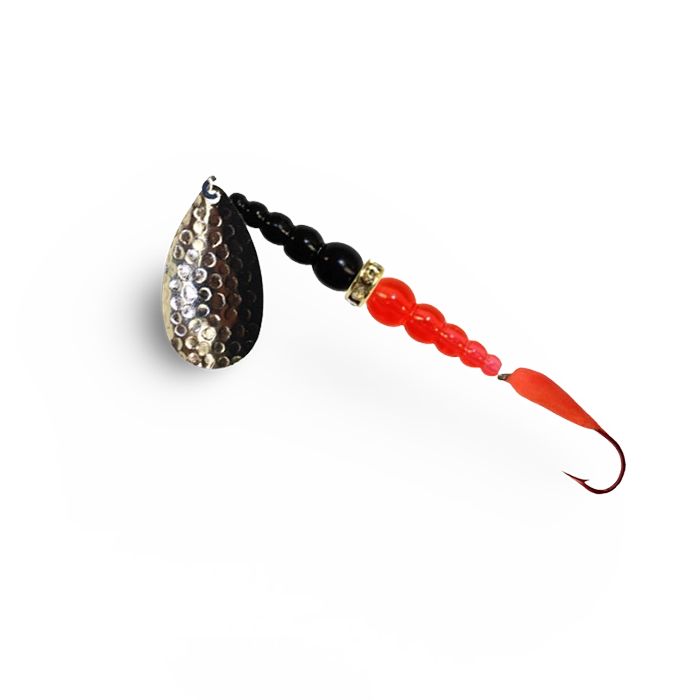 Macks Kokanee Killer Hammered Nickel Black Orange Red