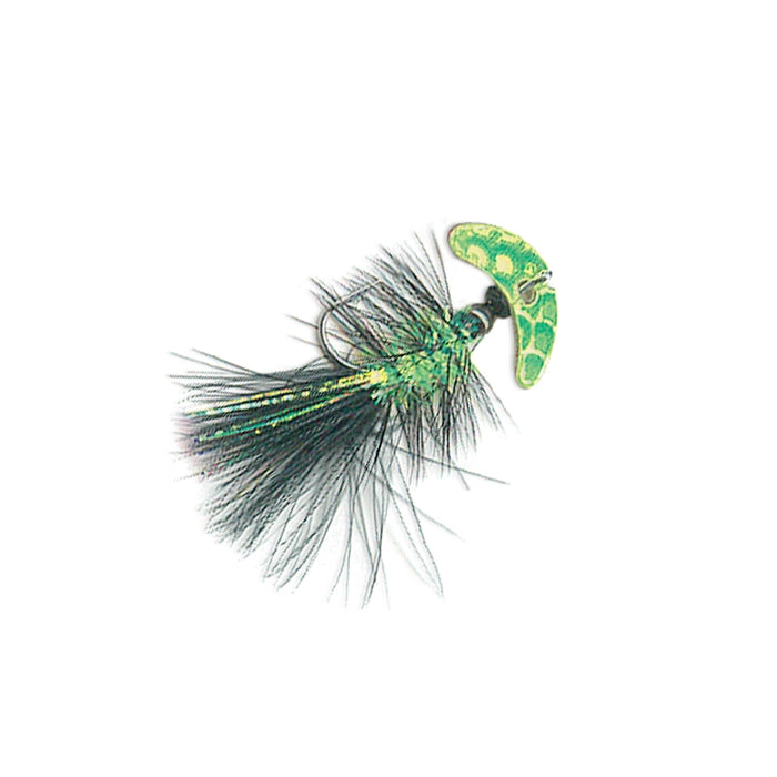Macks Smile Blade Fly Chartreuse Scale Black Chart