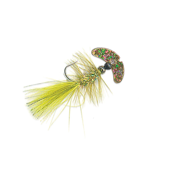 Macks Smile Blade Fly Gold Sparkle Olive
