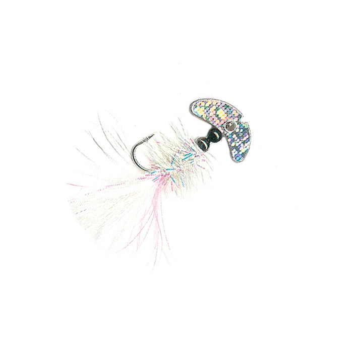 Macks Smile Blade Fly Silver Sparkle White Pink