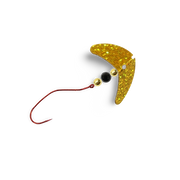 Macks Smile Blade Slow Death Amber Sparkle Gold Black