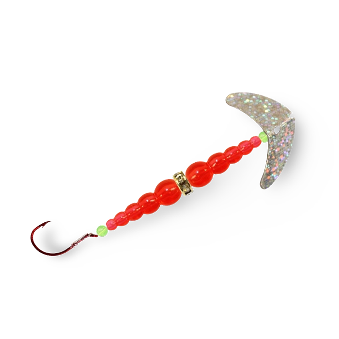 Macks Wedding Ring Pro Silver Sparkle Flo Orange