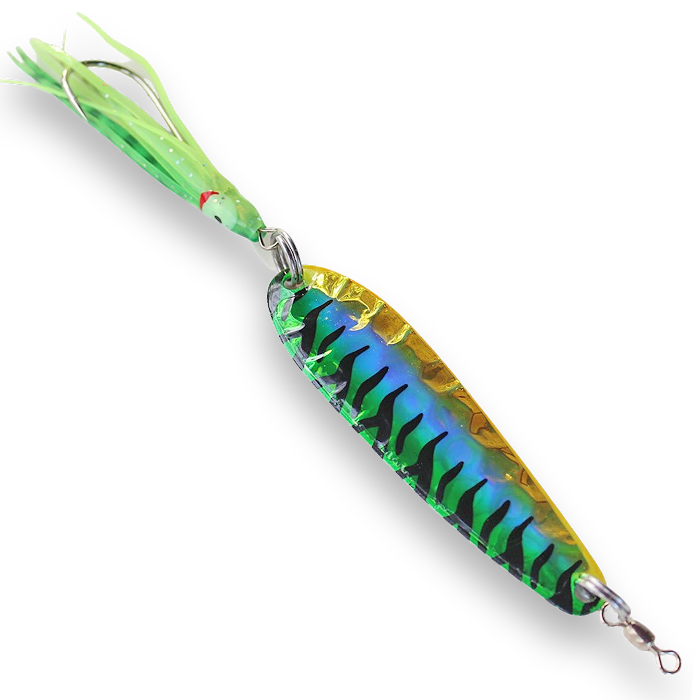 McOmies Glow Spoon Green Fire TIger