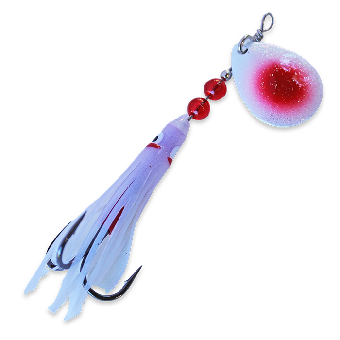 McOmies Mini Colorado Spinner Hoochie UV Coast Guard