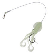 P-Line Alaska Halibut Rig with Twin Tail Glow Squid