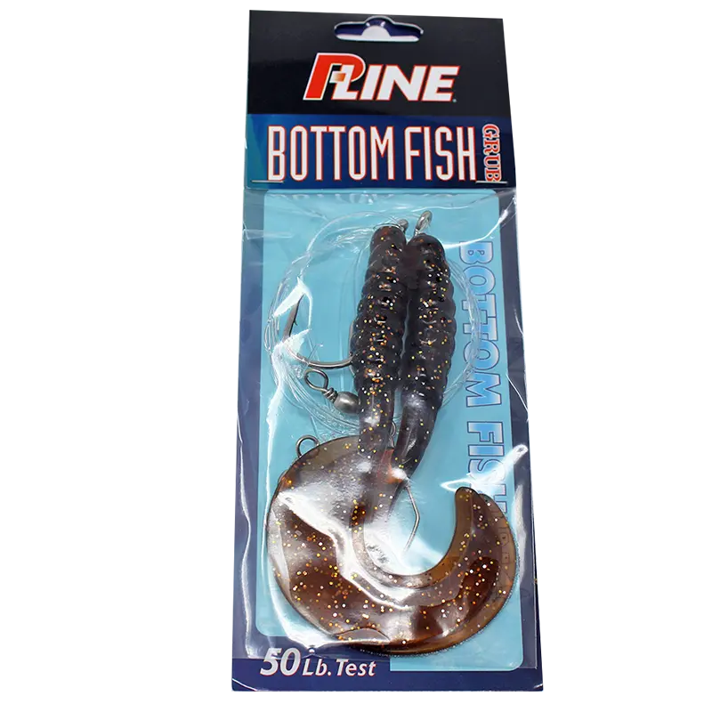 P-Line Bottom Fish Grub Rig Root Beer