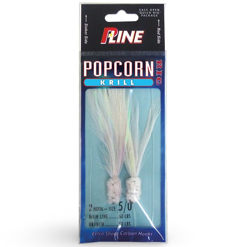 P-Line Popcorn Krill Bottom Fishing Rig White