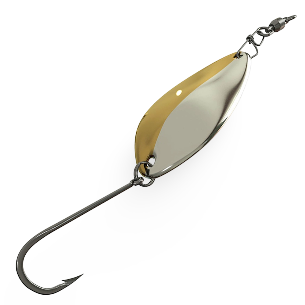 P-Line Pro Steel Spoon Silver Gold