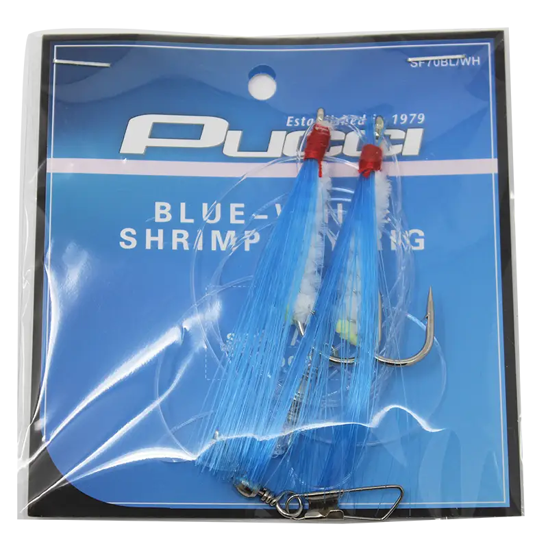 P-Line Rigged Shrimp Fly Blue White