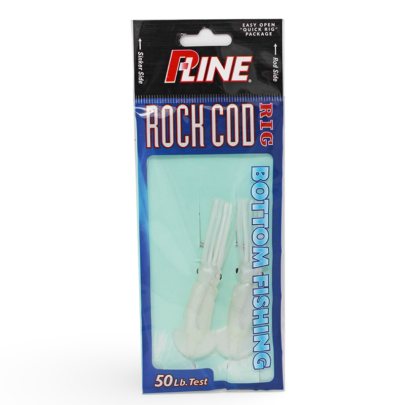 P-Line Rock Cod Bottom Fishing Rig Pearl White