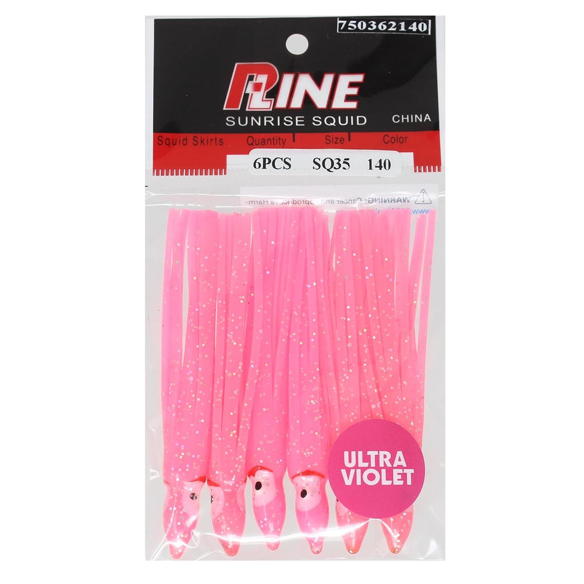 P-Line Sunrise Squid 3-1/2 Inch SQ35-140