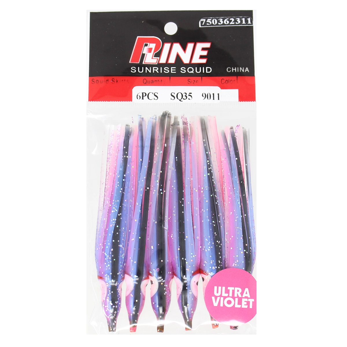 P-Line Sunrise Squid 3-1/2 Inch SQ35-9011