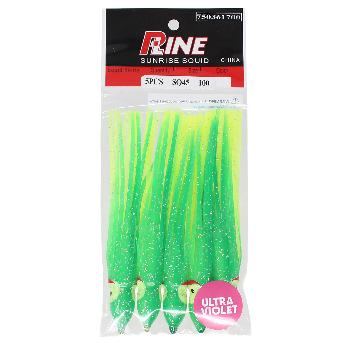 P-Line Sunrise Squid 4-1/2 Inch SQ45-100