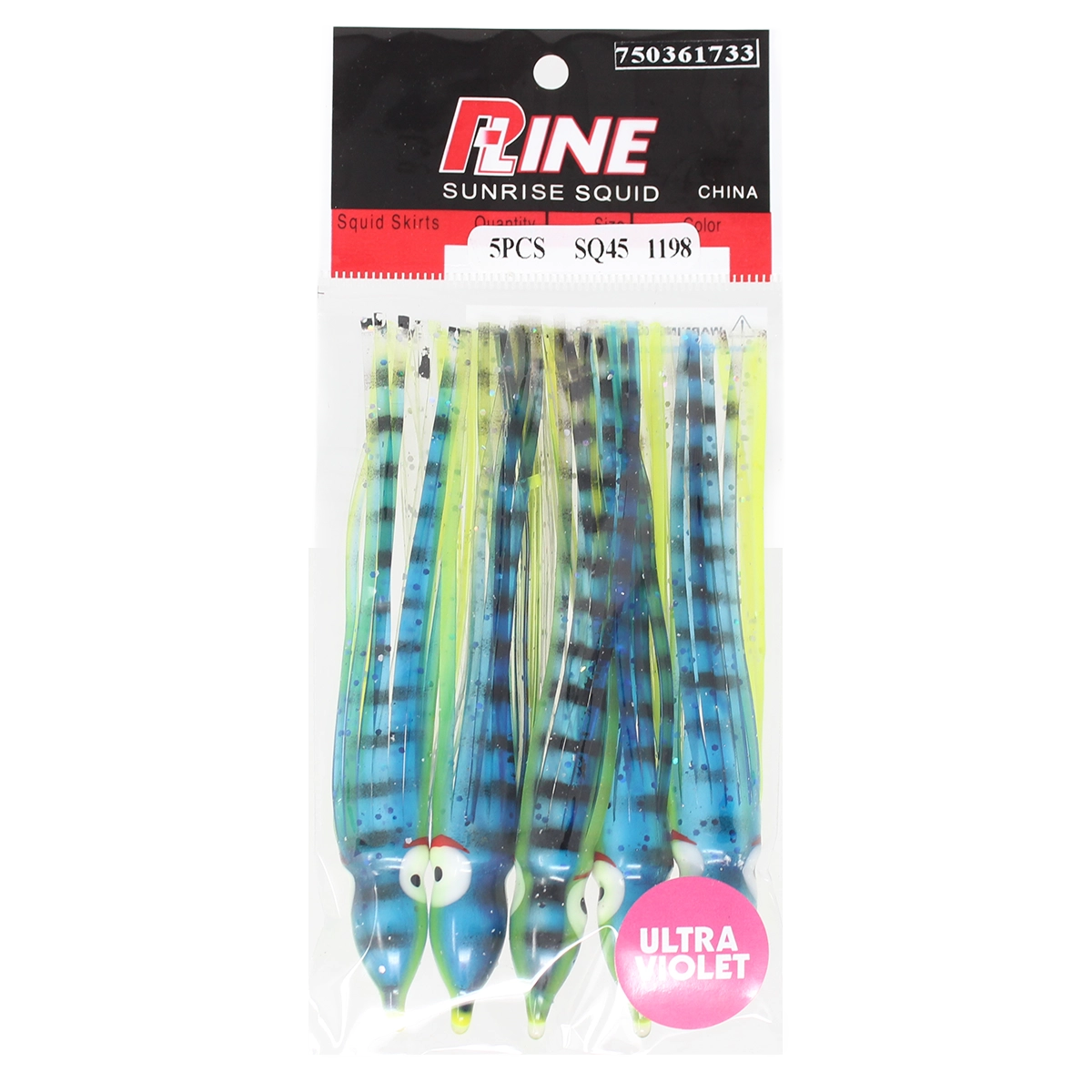 P-Line Sunrise Squid 4-1/2 Inch SQ45-1198