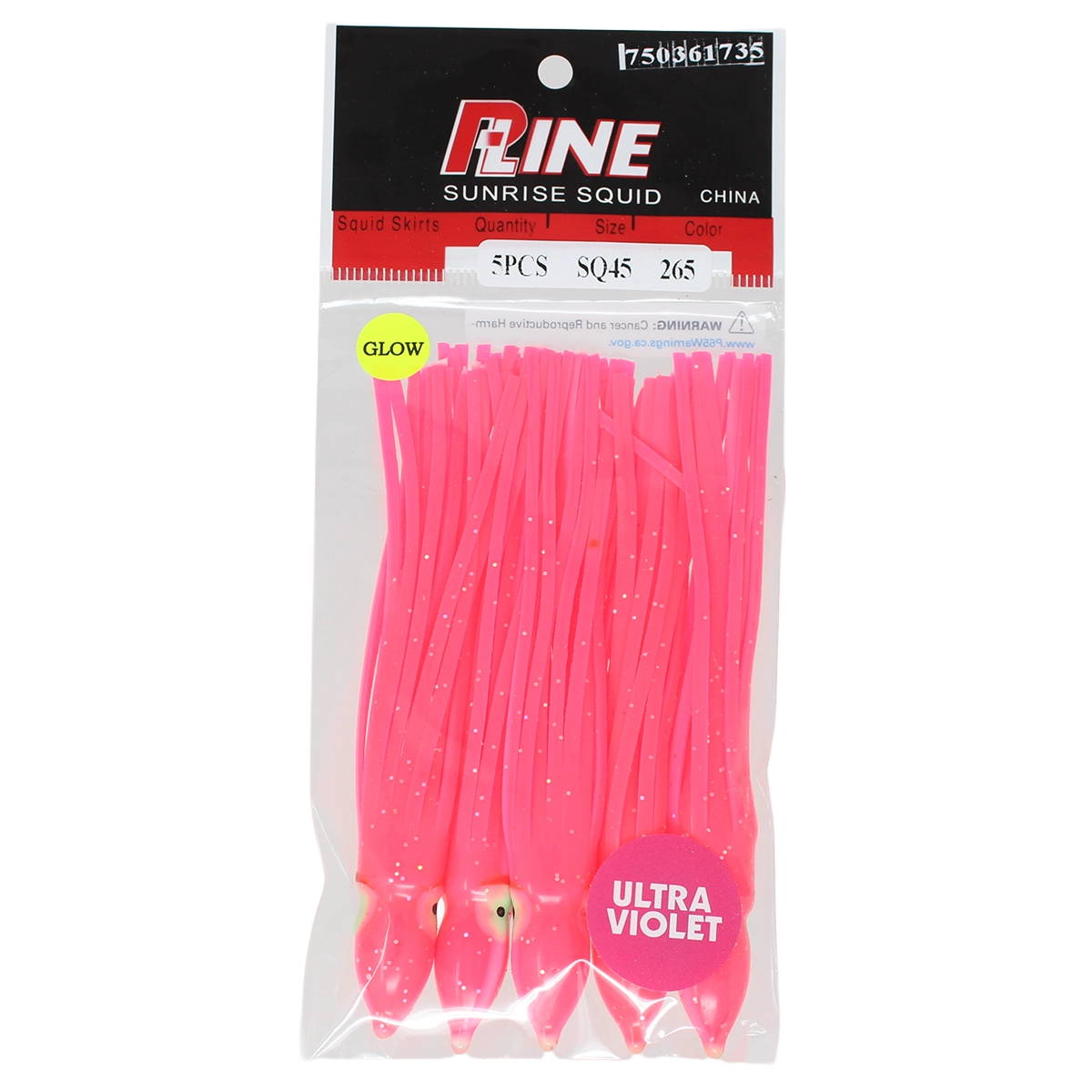 P-Line Sunrise Squid 4-1/2 Inch SQ45-265